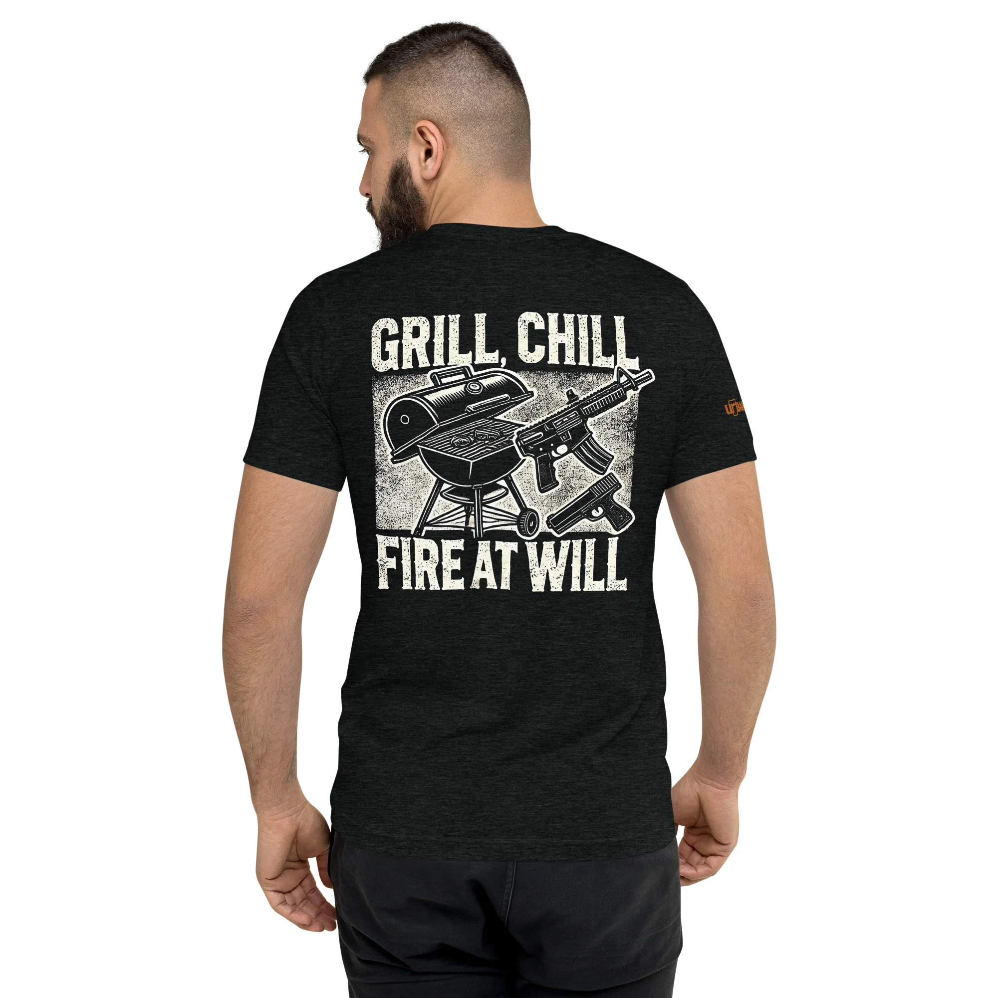 Grill Chill Fire at Will Tee - Image 7